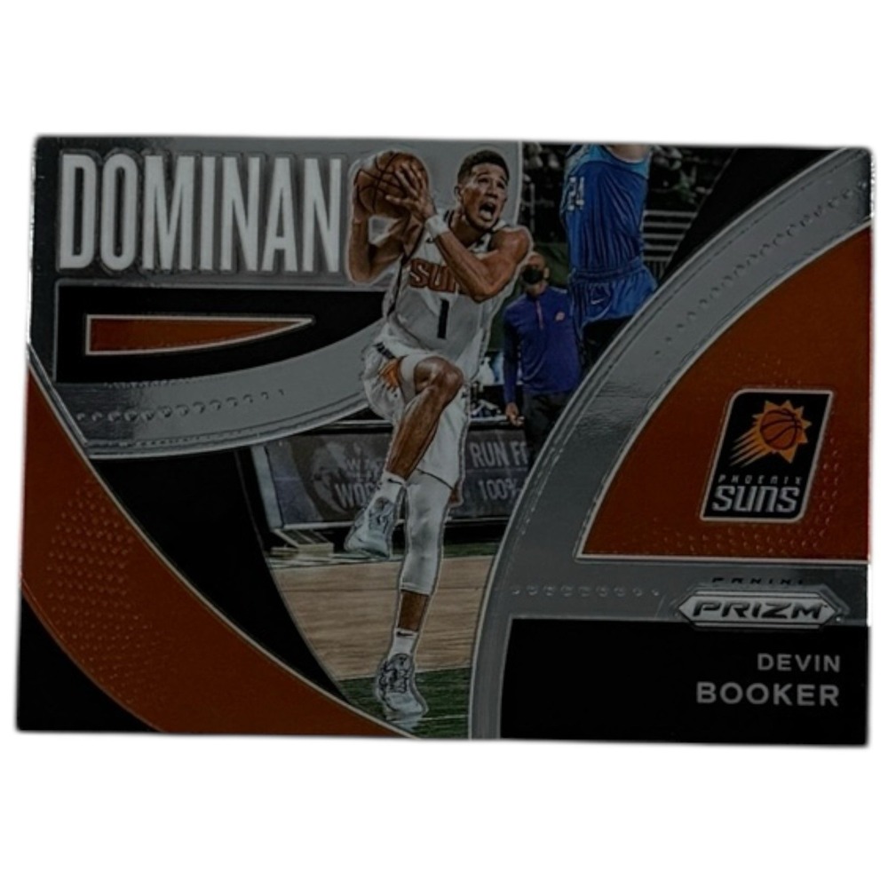 Devin Booker Dominance 2021-22 Panini Prizm Basketball #3 NBA Card Phoenix